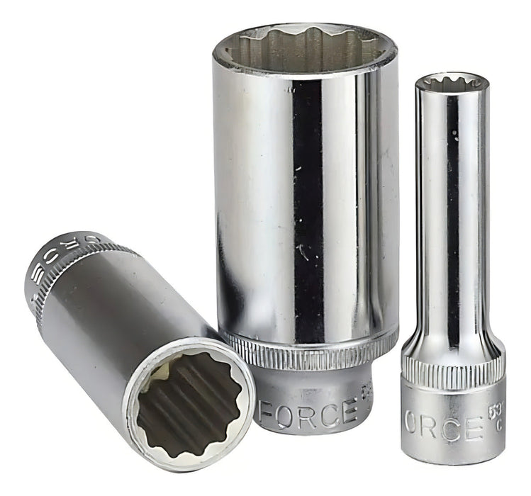 Dado poligonal largo 1/2'' 14mm Force