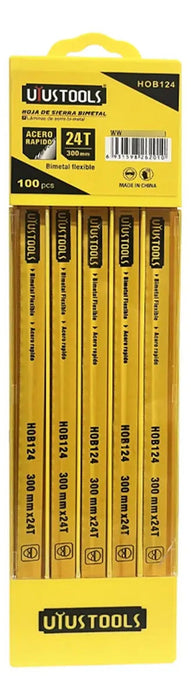 Hoja de Sierra Bimetal 24T 100un/set