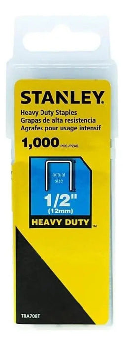 Grapa Stanley T50 1/2 (12mm) Caja 1.000 Unidades