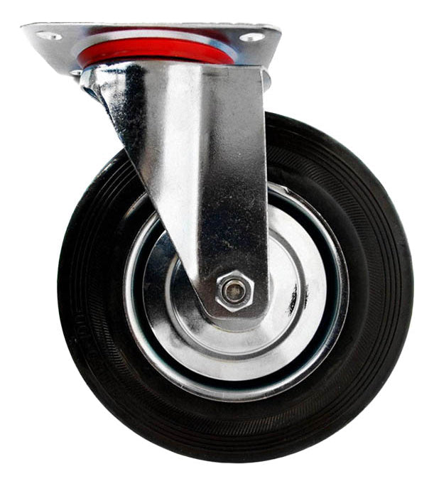 Rueda Industrial Negra 3" Fos