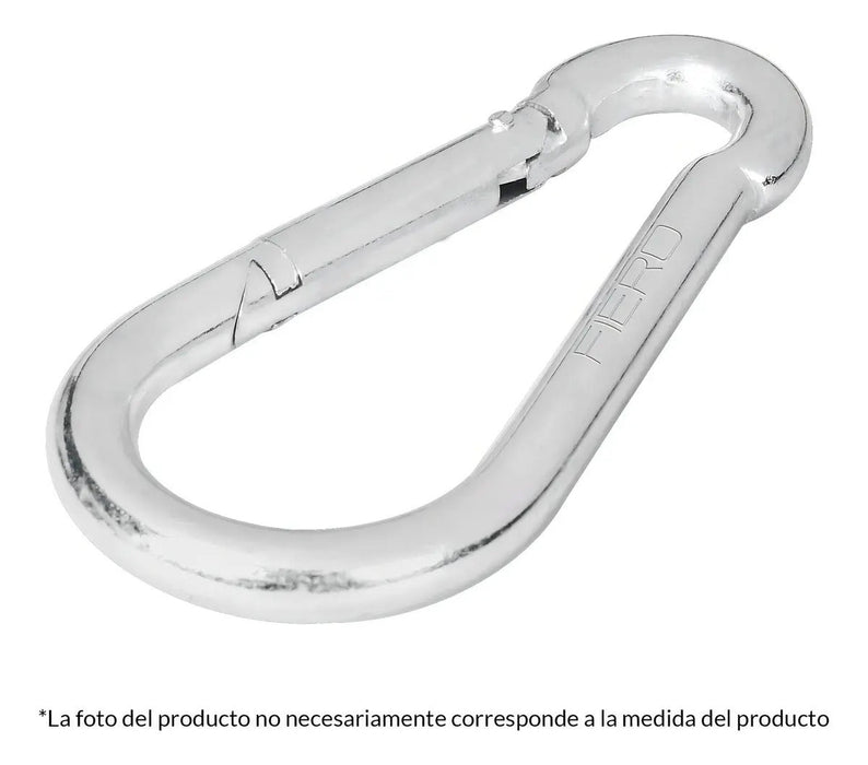 Bandola Mosquetón De Acero 3/8'' Carga 350 Kg