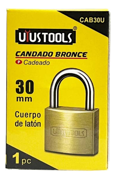 Candado Dorado 30mm Uyustools Caja