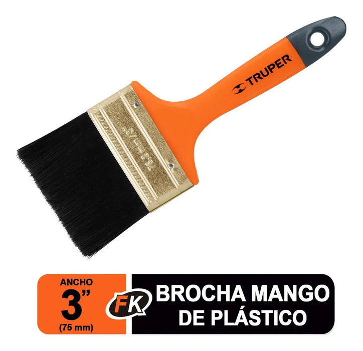 Brocha Plástico 3'' Truper