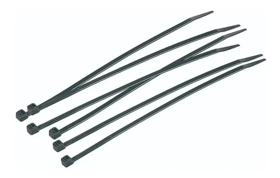Bolsa Amarras Plásticas Negra Tactix 200mm (100pzas)
