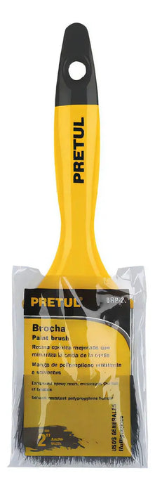 Pincel Mango Plástico 2'' 50mm Pretul