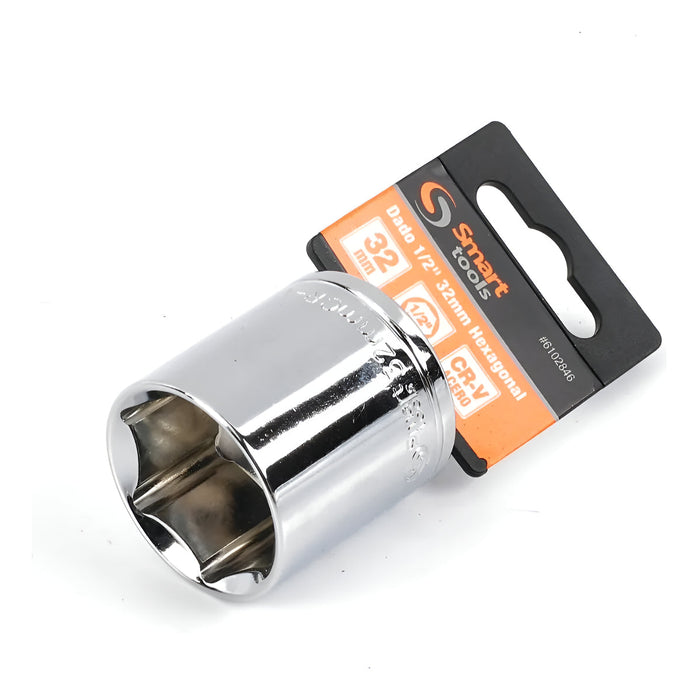 Dado Corto 1/2'' 32mm Hexagonal