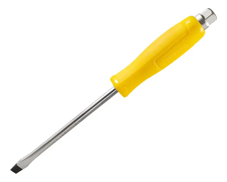 Destornillador Golpe 6" Punta Paleta Amarillo