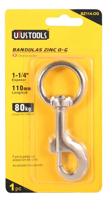 Mosquetón con destorcedor 1-1/4'' Uyustools