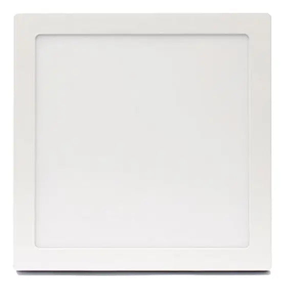 Panel Led Sobrepuesto Cuadrado 24w 6500k Luz Fria