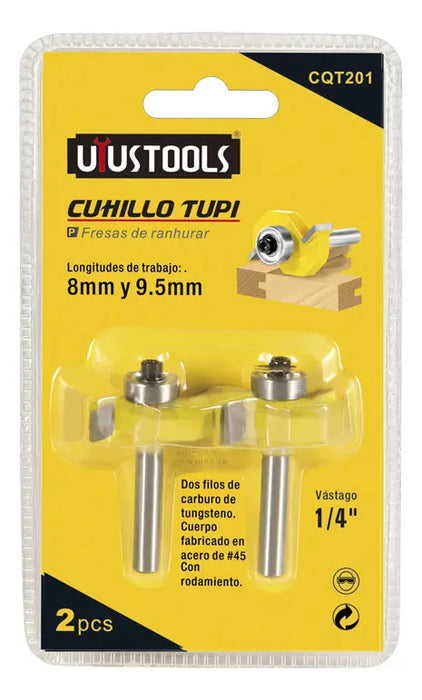 Juego 2pcs Fresas 5mm
