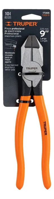 Alicate Profesional Para Electricista 9" Truper