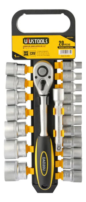 Juego De Dado 20pcs Dr 1/2''