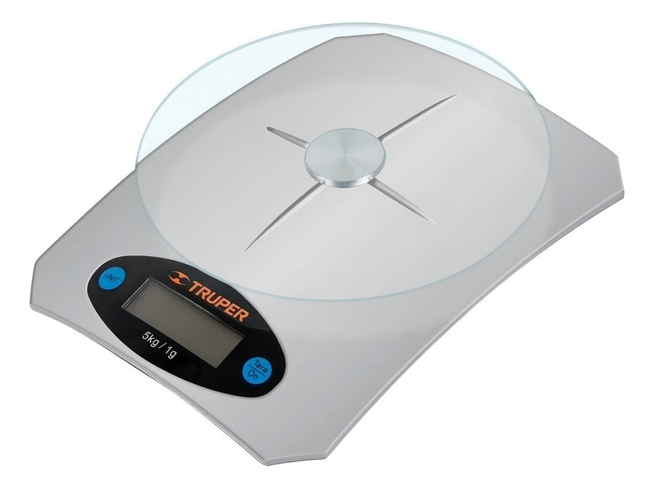 Balanza de Cocina Digital Truper BASE-5EC 5kg Blanca