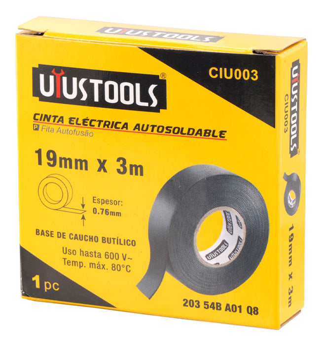 Cinta Eléctrica Autosoldable 19mm x 3m