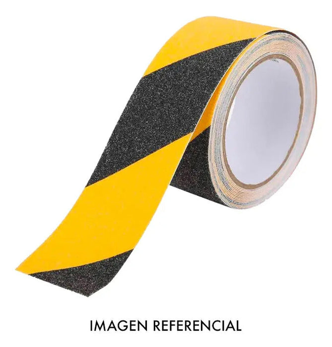 Cinta Antideslizante Ama/negra 50mm X 5 Mts