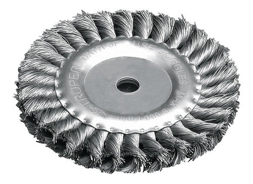 Carda Esmeril Trenzada 6'' X 5/8'' Fina Truper