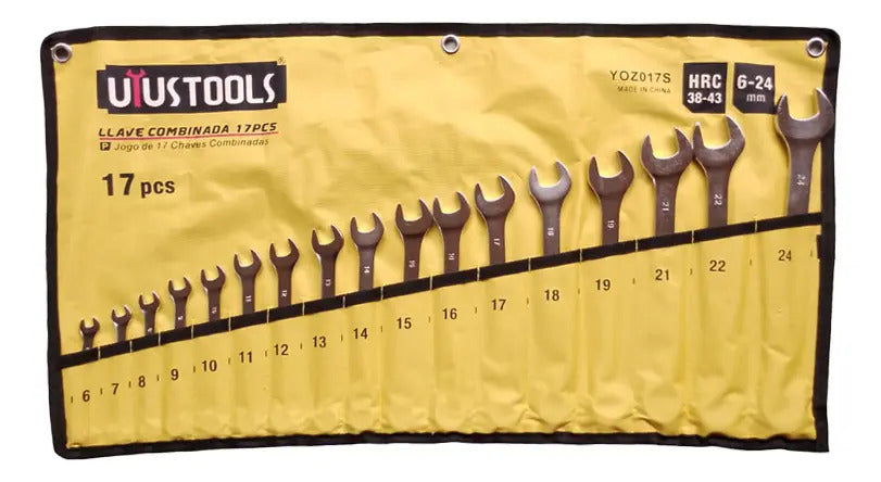 Llave Combinada 17pcs 6-24mm