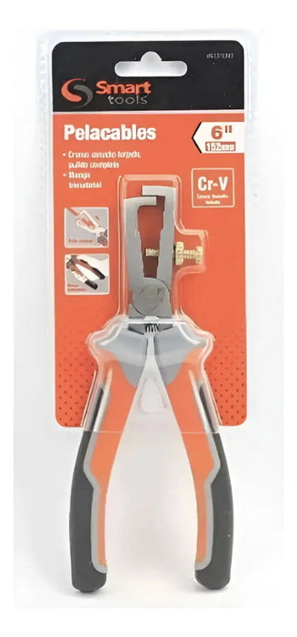 Alicate Pelacables 6" Cr/V Smart Tool