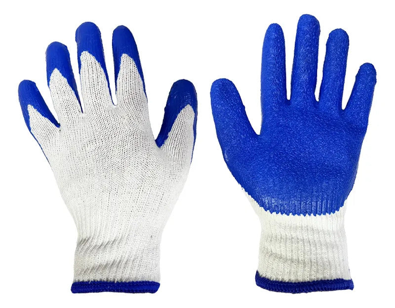 Guante de Trabajo Anti-slip Azul 8"