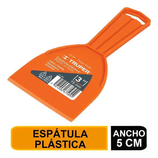 Espátula Plástica Flexible 2'' Truper