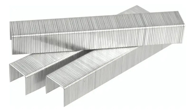 Grapas Corchetes 10mm 1000 Unidades Para Engrapadora / Clavadora Plateado
