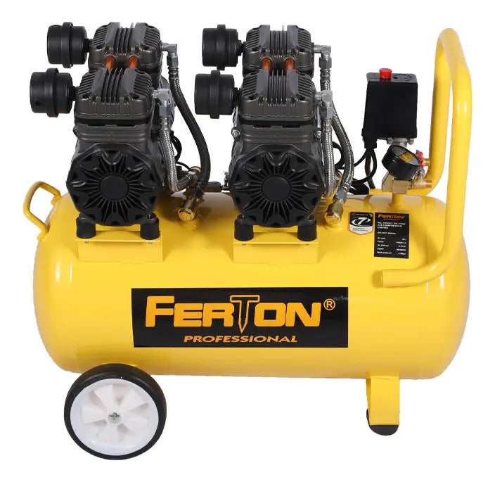 Compresor Oil-free 60L/1490WX2 Ferton