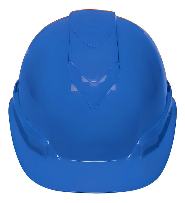 Casco de Seguridad Ajuste de Matraca Azul