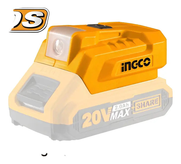Cargador Ingco USB-A Rápido Naranja