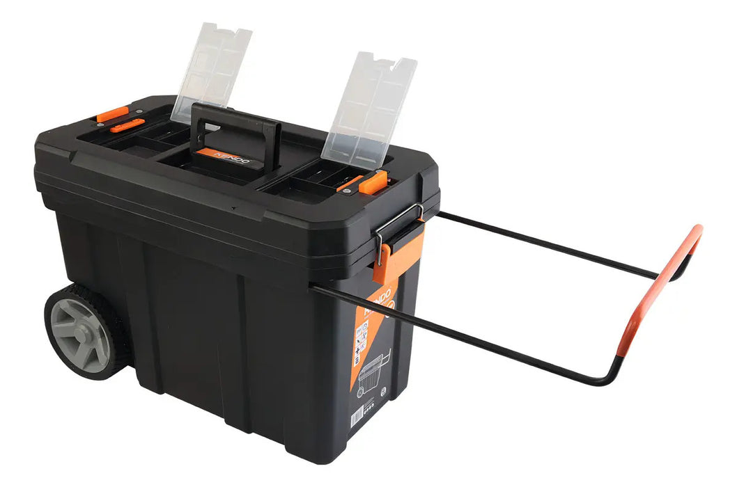 Caja de Herramientas Móvil 60cm con Ruedas Kendo Negro
