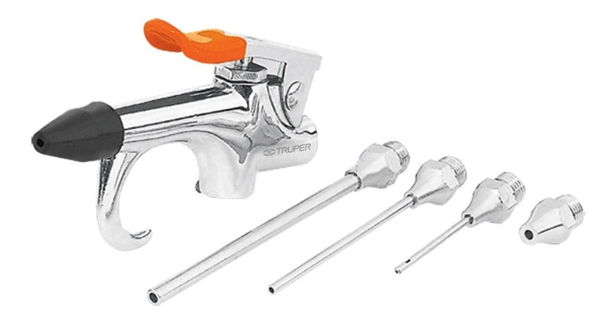 Juego De Pistola Para Sopletear Aire 6 Pzas Truper