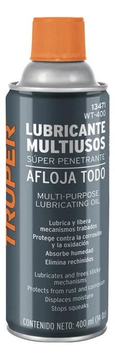 Lubricante/anticorrosivo/aflojatodo Truper WT-400 400 Ml