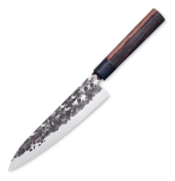 Cuchillo Cocinero 3 Claveles Osaka 20 Cms - 8 Marrón Oscuro