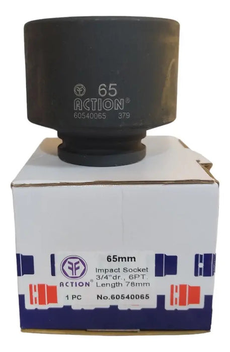 Dado Impacto 3/4'' De 65mm Force