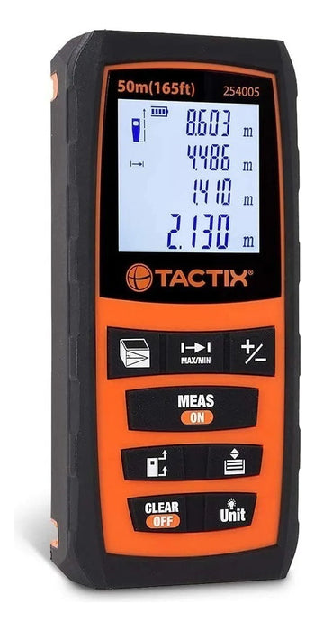 Medidor Distancia Con Laser 50 Mts Tactix