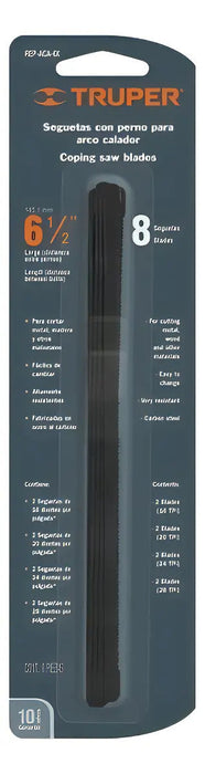 Sierra Repuesto Truper Calar Rep-aca-6x C/ 5 Sierras