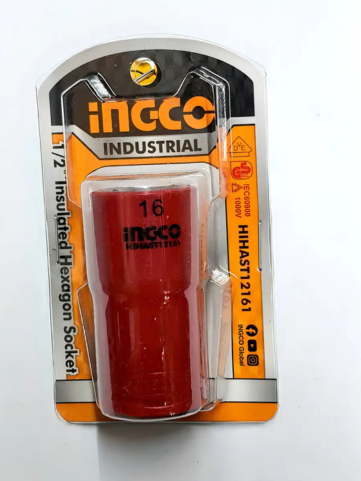 Bocallave Magnética Aislada 1000V 13mm 1/2 Ingco