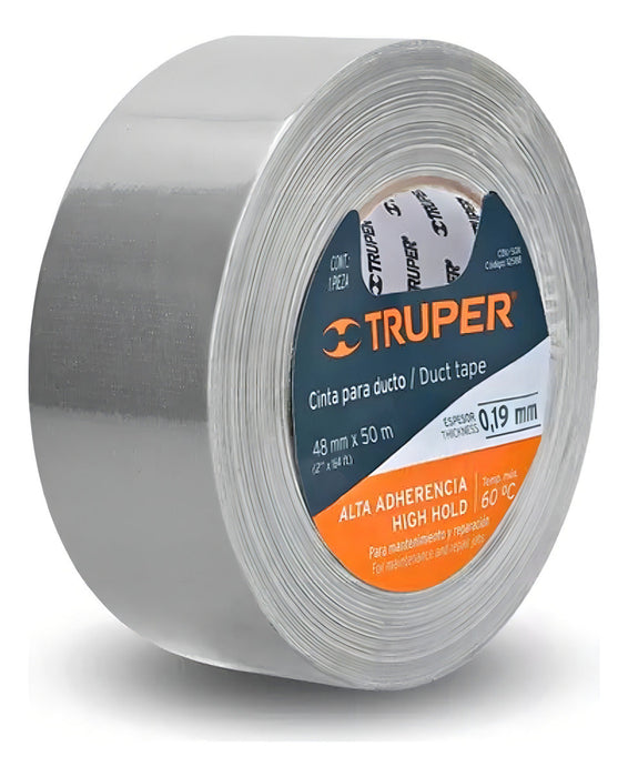 Cinta Aislante Truper CDU-50XX Gris 50m x 48mm