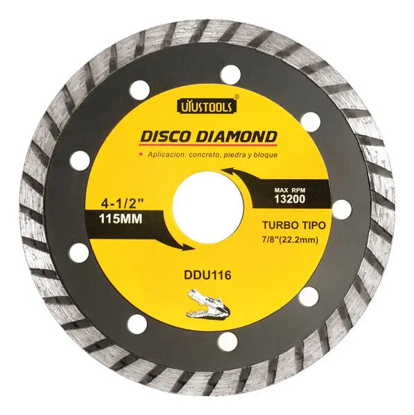 Disco Cerámica Diamantado 4 1/2 Turbo