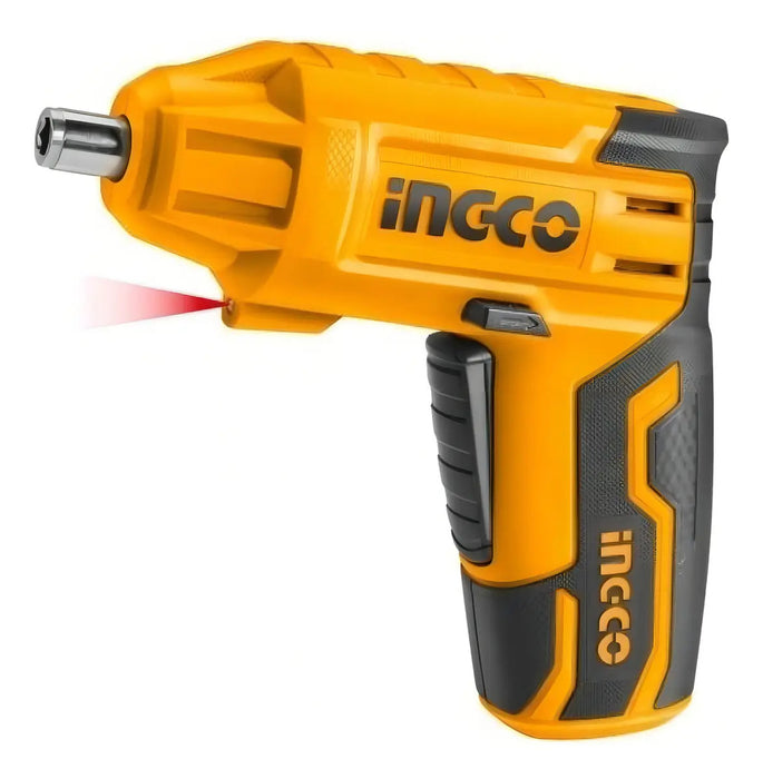 Destornillador Inalámbrico Ingco 4V Naranja