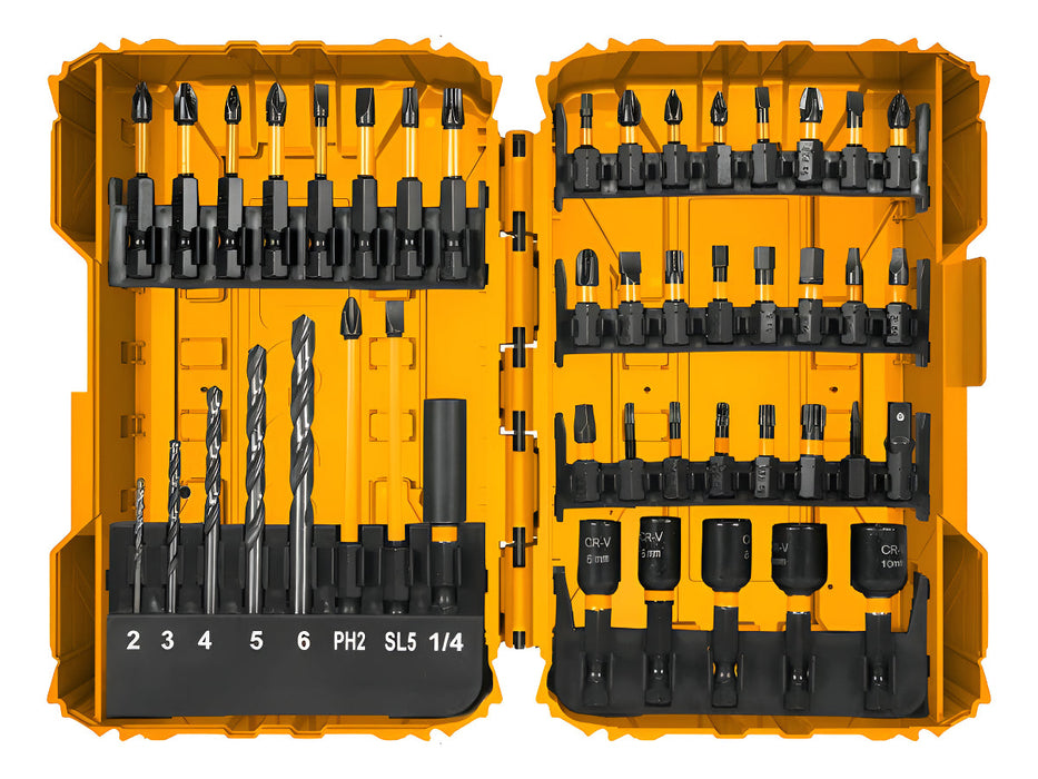 Taladros Conj Bits Con Funda 45 Piezas