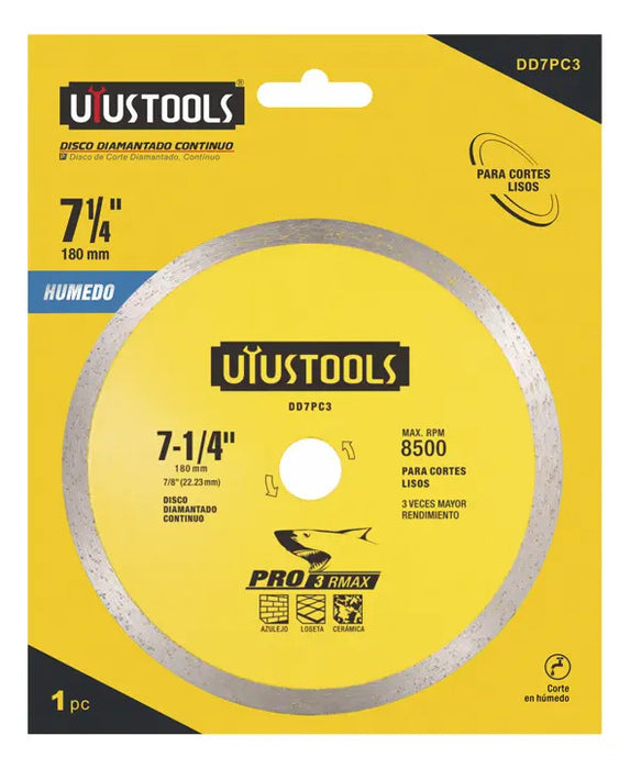 Disco Diamantado Continuo 7'' Pro Uyustools