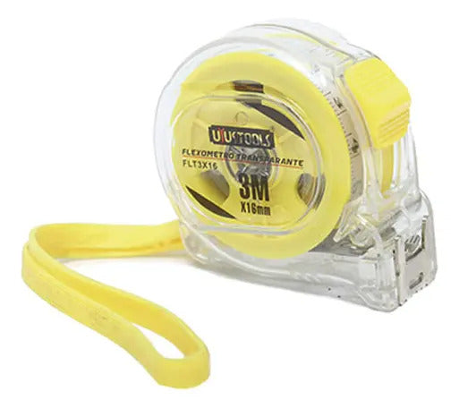 Huincha Medir 3 Mts X 16 Transparente Uyustools
