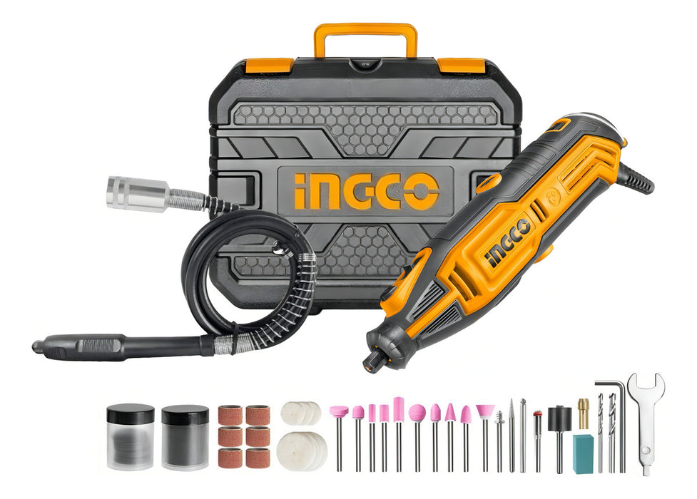 Minitorno Ingco MG13328 130W 10000-35000rpm con 109 Accesorios