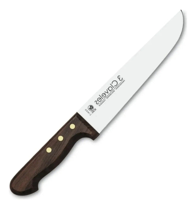 Cuchillo Carnicero Tres Claveles Inox Mgo Mad 20cms