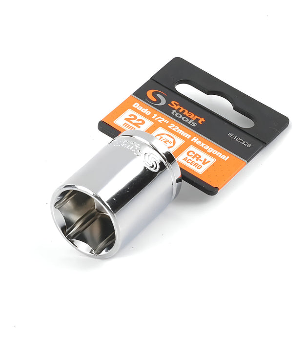 Dado Corto 1/2'' De 22mm Hexagonal