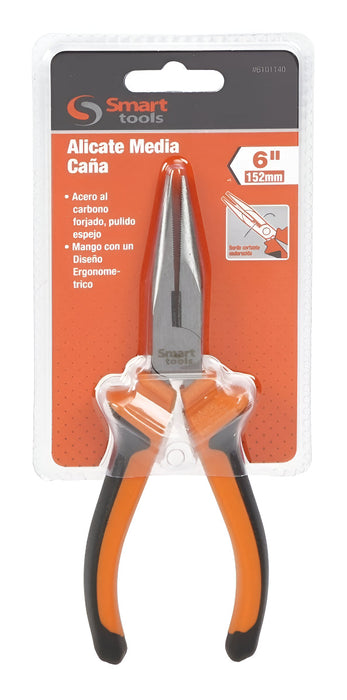 Alicate Punta Media Caña 6" Ergonómico