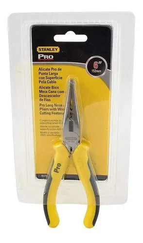 Alicate Punta Stanley 6'' Mango Amarillo
