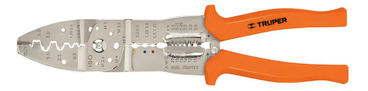 Pinza Pelacables 10'' 20-10 Awg Corte Crimpado