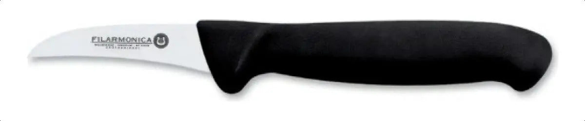 Cuchillo Mondador Profesional Filarmonica 6 Cm Acero Inoxidable Negro