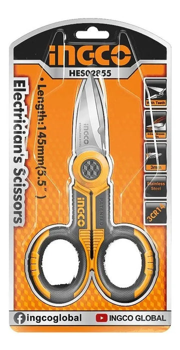 Tijera Electricista Cortar Cables 145mm Ingco Profesional